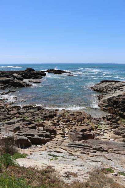 istock Waves at the beach in Quiberon 1406404780