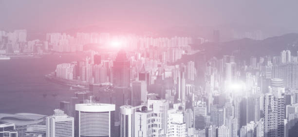 istock Hong Kong. Business Technoligy Background 1406412045