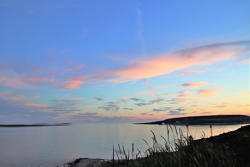 Sunset in Blanc-Sablon Lower North Shore