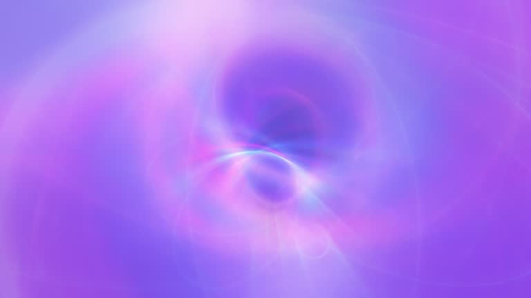 Abstract Rotating Lens Flare Loop Background with Pink Blue and Violet Rainbow Colored Spring-Time Mood Prism Sun Rays