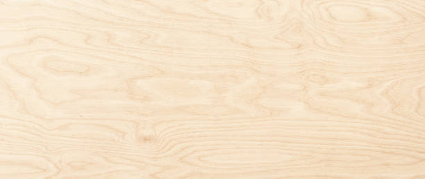 light wood background, rustic table texture, top view - wood grain plywood wood textured imagens e fotografias de stock