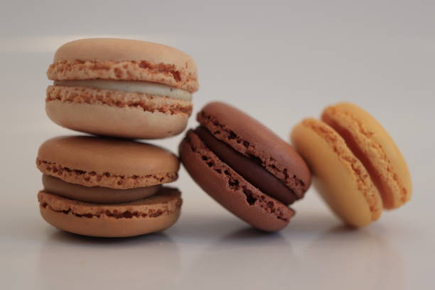 istock Macarons in different shades of brown 1406426612