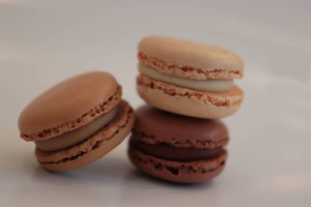 istock Macarons in different shades of brown 1406426660