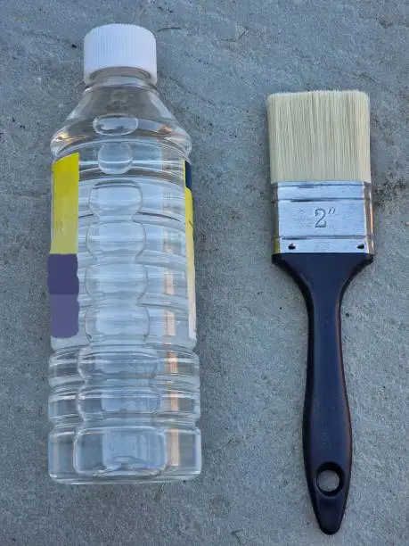 Photo of Paint brush and white spirit