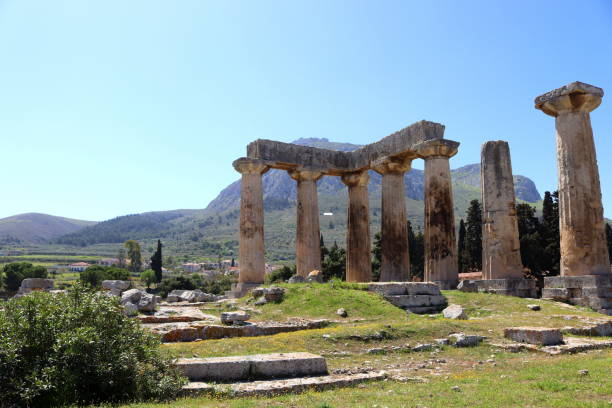 istock Temple of Apollo in Corinth 1406430057