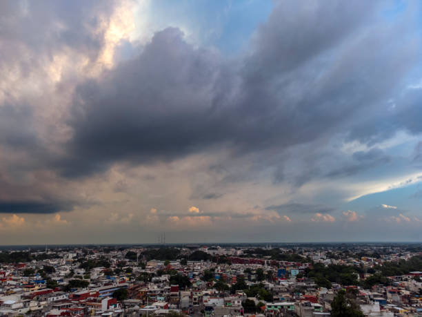 istock Villahermosa cityscape at sunset 1406434896
