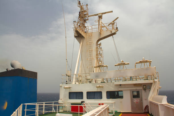 istock View of a ships bridge and main mast 1406440505