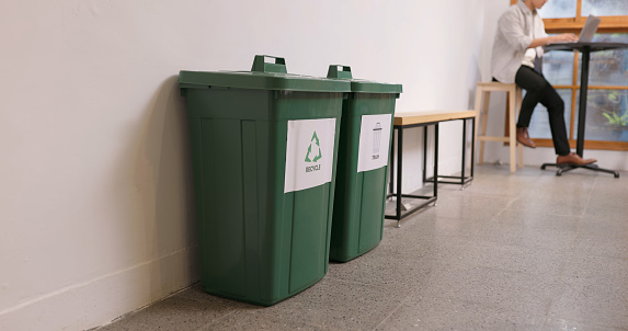 Waste separation and environmental friendly in business office