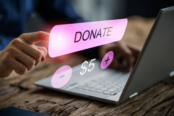 istock Donate Money Online. Donation Payment 1406459155