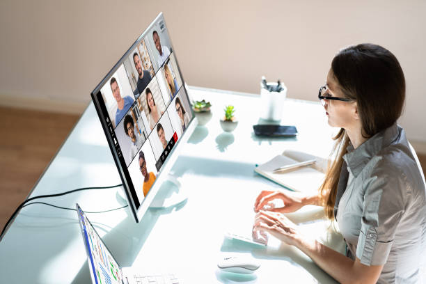 istock Virtual Video Conference Business Meeting 1406459661