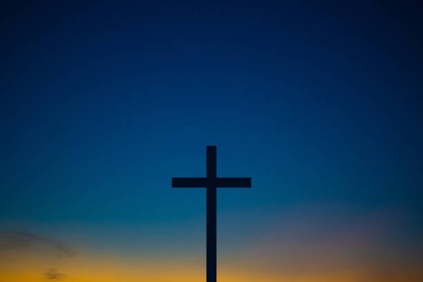 istock The Cross at the sunset background 1406467139
