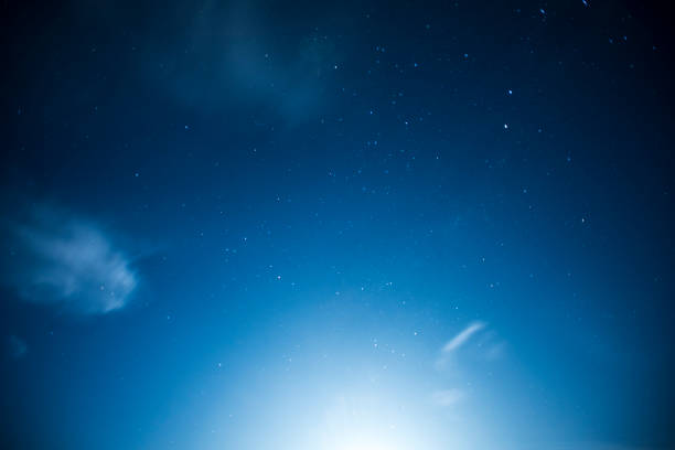 istock View of the sky at night with a full moon 1406488088