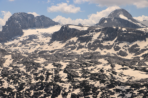 Koppenkarstein with Schladming Glacier and Hoher Gjaidstein in the Dachstein Mountains