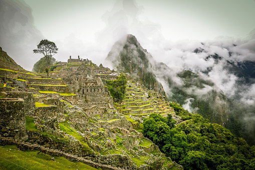 Machu Picchu, Peru. UNESCO-World Heritage . One of the seven new World Wonders