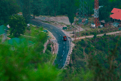 Beautiful view of highway Road of Uri jammu and kashmir India. (Photo/ Umar Dar)
