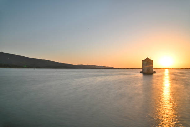 istock Orbetello Lagoon with mill 1406522531