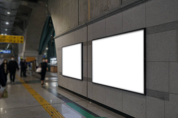 Subway Scenery and Advertising Mockup