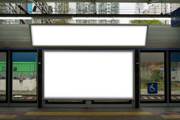istock Subway Scenery and Advertising Mockup 1406524761