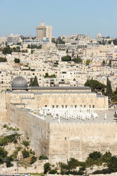 jeruzalem - jerusalem old city middle east religion travel locations stock-fotos und bilder