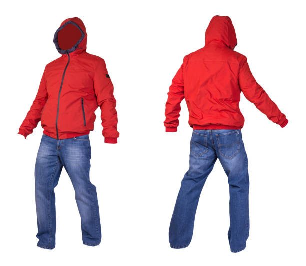 istock men's jacket and jeans isolated on white background. 1406531768