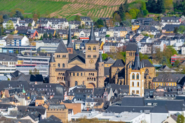 istock Old Trier Cathedral at Trier on the Moselle river, Germany 1406534483
