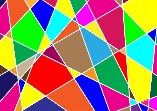 Abstract background mosaic rectangle mirror polygon wallpaper backdrop poster art graphic design pattern vector illustration