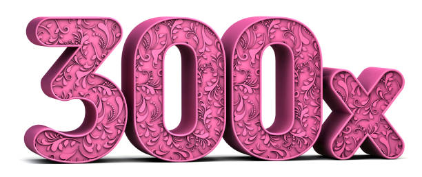 istock 300x 3d floral text isolated on white background. Sale concept. 3d illustration. 1406537012