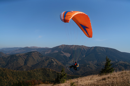 Hang Glider in Action