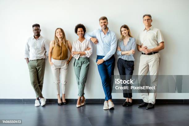 Success Is Simply What Were Good At Stock Photo - Download Image Now - Employee, Teamwork, Group Of People