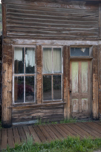 istock Old house front in mining ghost town of Colorado 1406555515