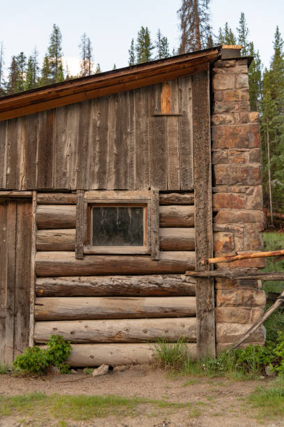 istock Old house building front in mining ghost town of Colorado 1406560947