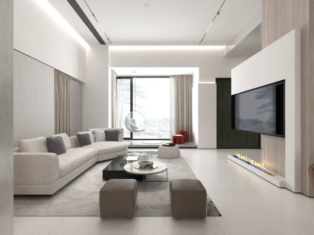 istock 3d render of apartment interior  living and dining room 1406564867