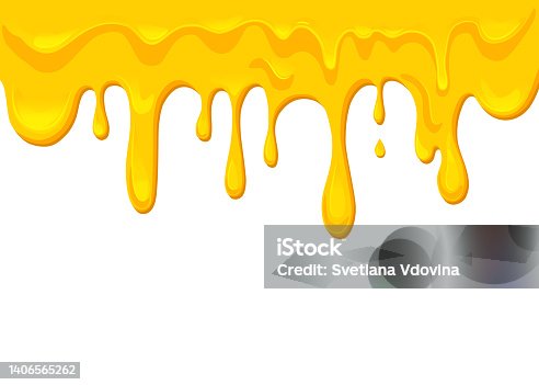 istock Flowing Melted cheese  isolated on white background. Processed cheese wallpaper . 1406565262