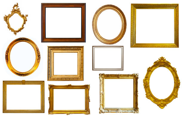 assortment of isolated frames