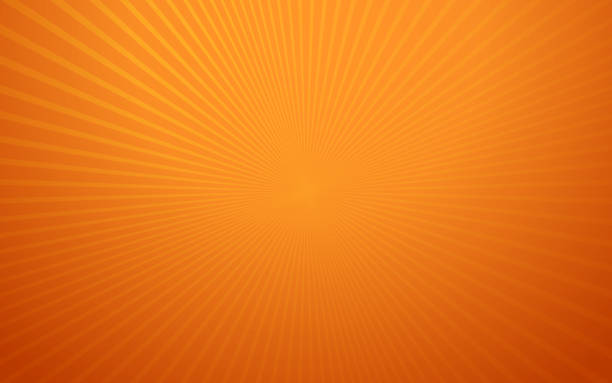 오렌지 버스트 배경 패턴 - 오렌지색 배경 stock illustrations