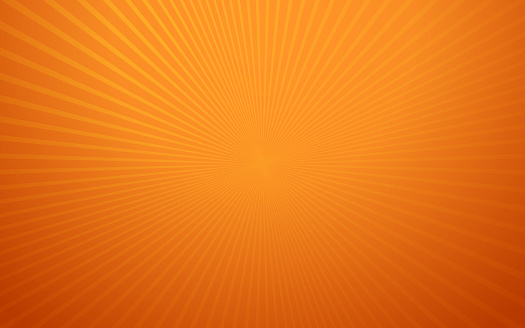Orange lines out explosion blast swirl abstract background design.