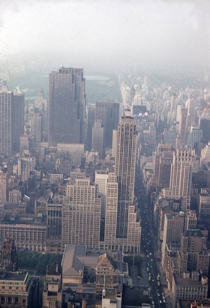 istock Manhattan looking north towards Central Park on a hazy day 1406579748