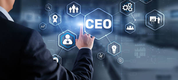 istock CEO concept. Businessman pressing virtual screen inscription boss 1406579843