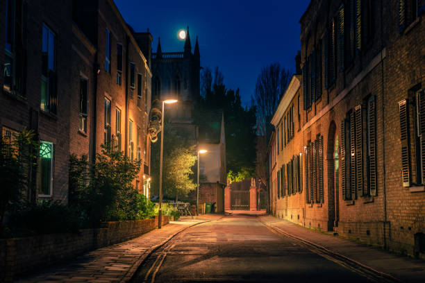 istock Night scene of Cambridge, UK 1406581261