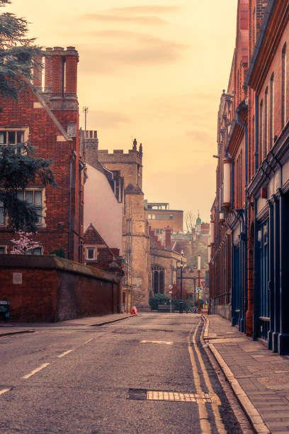 istock Night scene of Cambridge, UK 1406581433