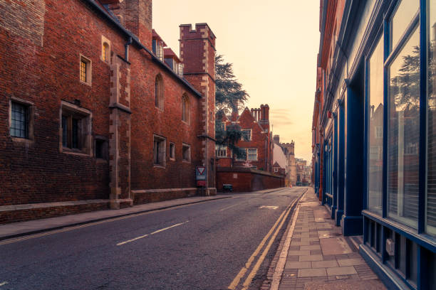 istock Night scene of Cambridge, UK 1406581434