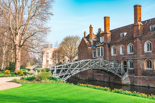 Mathematical Bridge over the river Cam in Cambridge
