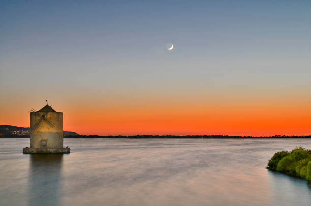 Sunset on the Orbetello mill