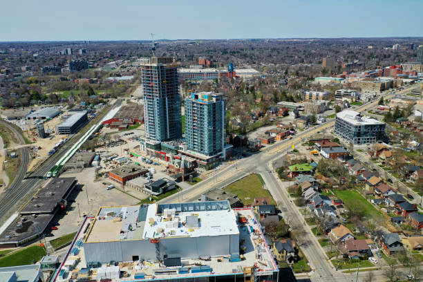 istock Aerial of Kitchener, Ontario, Canada in late spring 1406597922