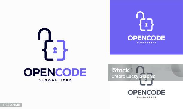 Open Code Symbol Designs Concept Vector Coder Technology Symbol ...