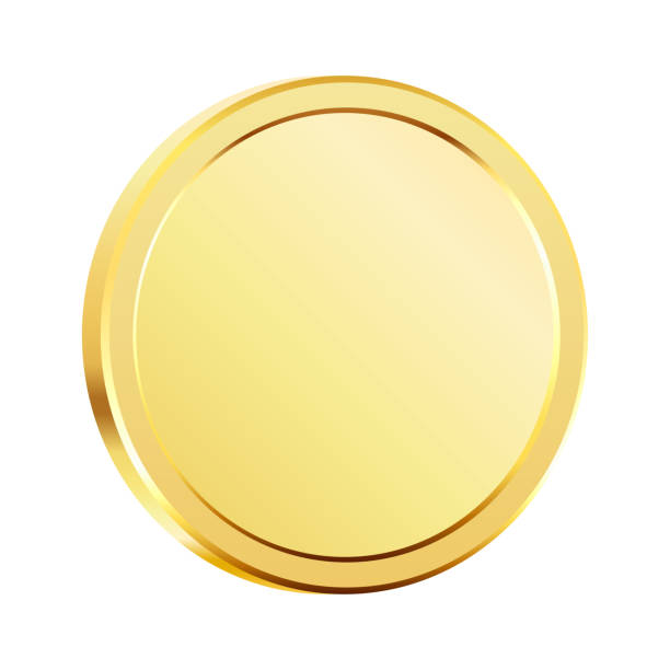 istock Golden money. Rotating gold coin. 1406605290