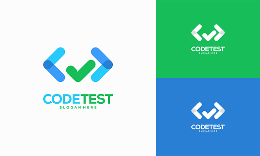 Simbol Bisa Cod Ilustrații de stoc cu Simbol Tester De Cod Template Design Concept ...
