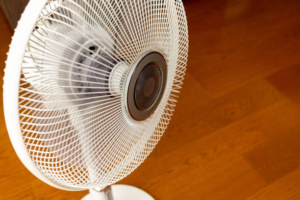 istock Close up on an electric fan 1406621414
