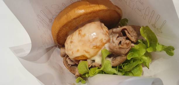 Burger with pork