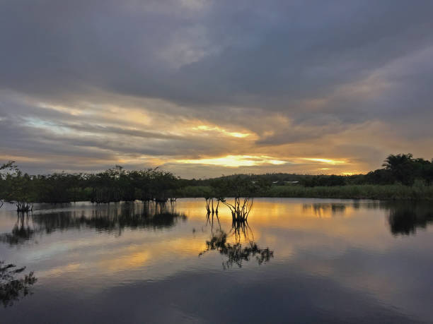 istock Sunset at Timeantub Lake, Brazil (Brasil) 1406624673